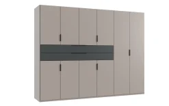 Drehtürenschrank Witten, grau