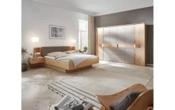 Drehtüreschrank Maleta, Asteiche teilmassiv/fango, 301 x 223 cm