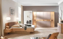 Drehtüreschrank Maleta, Asteiche teilmassiv/fango, 301 x 223 cm