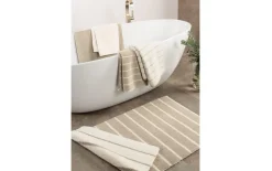 Duschtuch Balance Streifen, natur, 80 x 150 cm