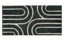 Duschtuch Cawö Gallery circle, granit, 70 x 140 cm