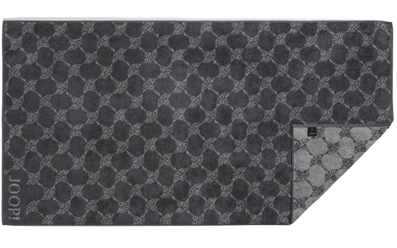 Duschtuch Classic Cornflower, anthrazit, 80 x 150 cm
