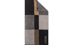 Duschtuch Divided Squares, stein, 80 x 150 cm