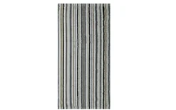 Duschtuch Lifestyle Streifen, kiesel, 70 x 140 cm