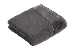 Duschtuch Pure, lavastone, 67 x 140 cm
