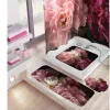 Duschvorhang Rosemarie, bordeaux, 180 x 200 cm