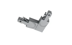 Eckverbinder DUOline 2 x max. 600 W in titanfarbig, Schutzleiter außenliegend