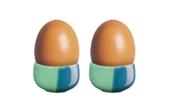 Eierbecher Joy, blau/grün, 2-teilig