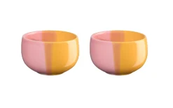 Eierbecher Joy, gelb/rosa, 2-teilig
