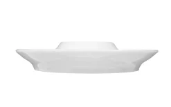 Eierbecher mit Ablage Rondo Liane in weiß, 13 cm