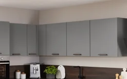 Einbauküche Easytouch, taupegrau ultramatt, inkl. Elektrogeräte