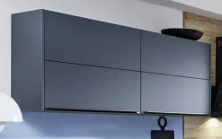 Einbauküche Esilia, fjordblau, inkl. AEG Elektrogeräte