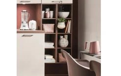 Einbauküche Flash, magnolia, inkl. Siemens Elektrogeräte