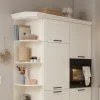 Einbauküche IP4250, magnoliaweiß, inkl. Elektrogeräte