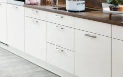 Einbauküche Laser, magnolie, inkl. Privileg Elektrogeräte