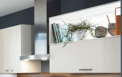 Einbauküche Laser, magnolie, inkl. Privileg Elektrogeräte