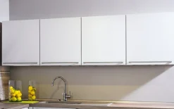 Einbauküche Laser, seidengrau, inkl. Elektrogeräte
