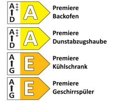 Einbauküche Lenzen, weiß softmatt, inkl. Elektrogeräte