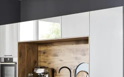 Einbauküche Perfect brillant, satin, inkl. AEG Elektrogeräte