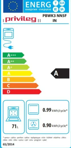 Einbauküche Perfect Soft, perlgrau, inkl. Privileg Elektrogeräte