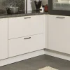 Einbauküche Perfect Soft, satin, inkl. Neff Elektrogeräte