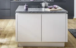 Einbauküche Perfect soft, schwarz, inkl. Bosch Elektrogeräte