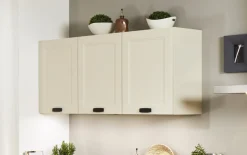 Einbauküche Ravenna, creme magnolie, inkl. AEG Elektrogeräte