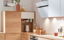 Einbauküche Stadum/Ferna, Eiche Sierra Nachbildung, inkl. Privileg Elektrogeräte