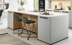 Einbauküche Sunta, jade, inkl. Siemens Elektrogeräte