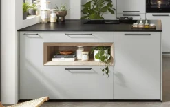 Einbauküche Sunta, jade, inkl. Siemens Elektrogeräte