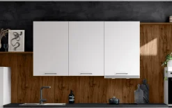 Einbauküche Top Soft, kristallweiß, inkl. Blaupunkt Elektrogeräte