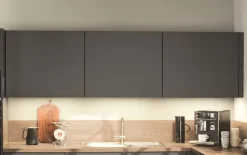 Einbauküche Torna, schwarz supermatt, inkl. Bosch Elektrogeräte