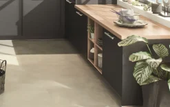 Einbauküche Torna, schwarz supermatt, inkl. Bosch Elektrogeräte