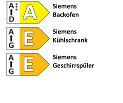 Einbauküche Uno/Comet, polarweiß, inkl. Siemens Elektrogeräte