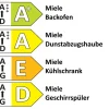 Einbauküche Uno, graphit matt, inkl. Miele Elektrogeräte