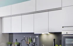 Einbauküche Uno, weiß, inkl. AEG Elektrogeräte