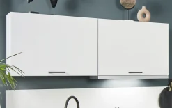 Einbauküche Uno, weiß matt, inkl. AEG Elektrogeräte