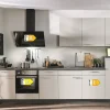 Einbauküche Wida, hellgrau, inkl Elektrogeräte