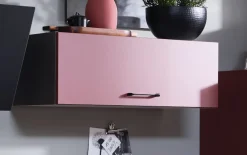 Einbauküche Wida, kaminrot, inkl. Elektrogeräte
