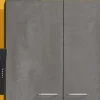 Einbaukueche IP 1200, Beton Nachbildung, inkl. Privileg Elektrogeräte