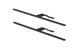 2er-Set LED Schrankbeleuchtung für Jutzler-Schränke, schwarz, Breite 50 cm, dimmbar