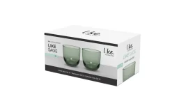 2er-Set Wasserglas sage, Like Sage, 200 ml