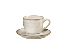 Espressotasse mit Unteretasse saisons, sand, 0,09 L