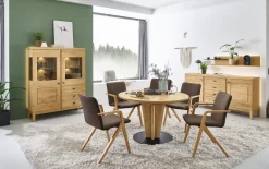 Essgruppe Juna/ET302 FEE aus Wildeiche hell soft gebürstet geölt