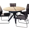 Esstisch Comedor, Granit/schwarz