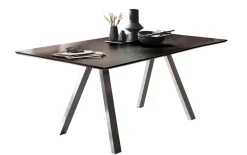 Esstisch ET158 Klu, slate schwarzgold