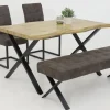 Esstisch Gerda III, Wildeiche Nachbildung