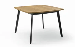 Esstisch Kelo, Eiche-Nachbildung/gold-braun