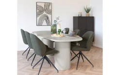 Esstisch Maranola, beige/grau