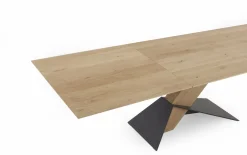 Esstisch Naturzeit, Kerneiche Umato/anthrazit
